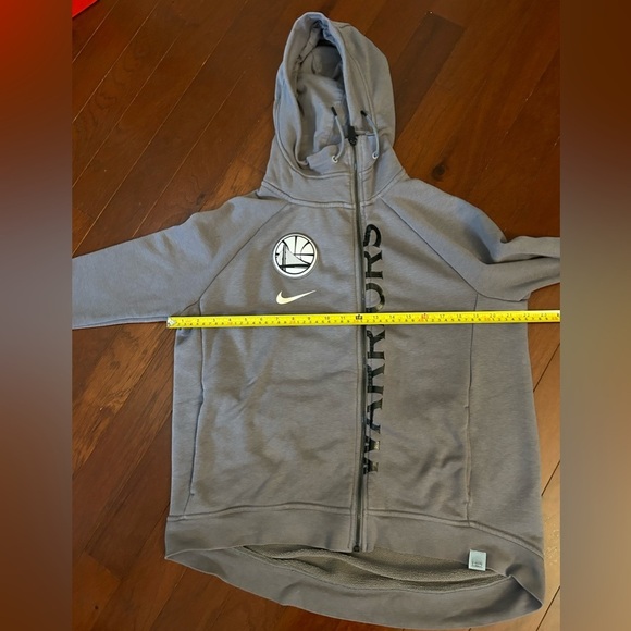 Nike Golden State Warriors Hoodie Sweatshirt Womens Medium Gray full zip - Picture 11 of 11
